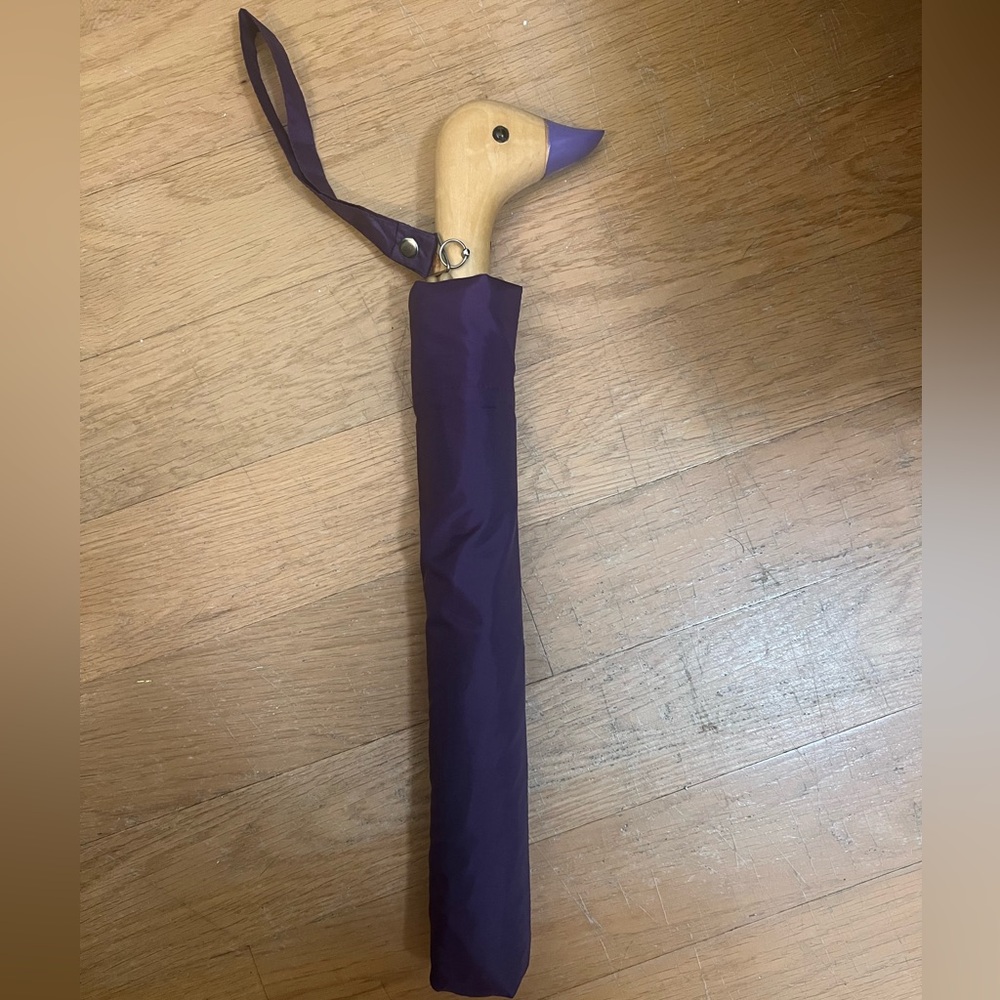 Vintage Wooden Duck Head Umbrella